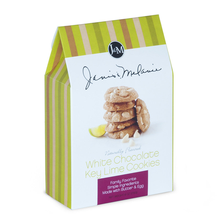 White Chocolate Key Lime Cookies