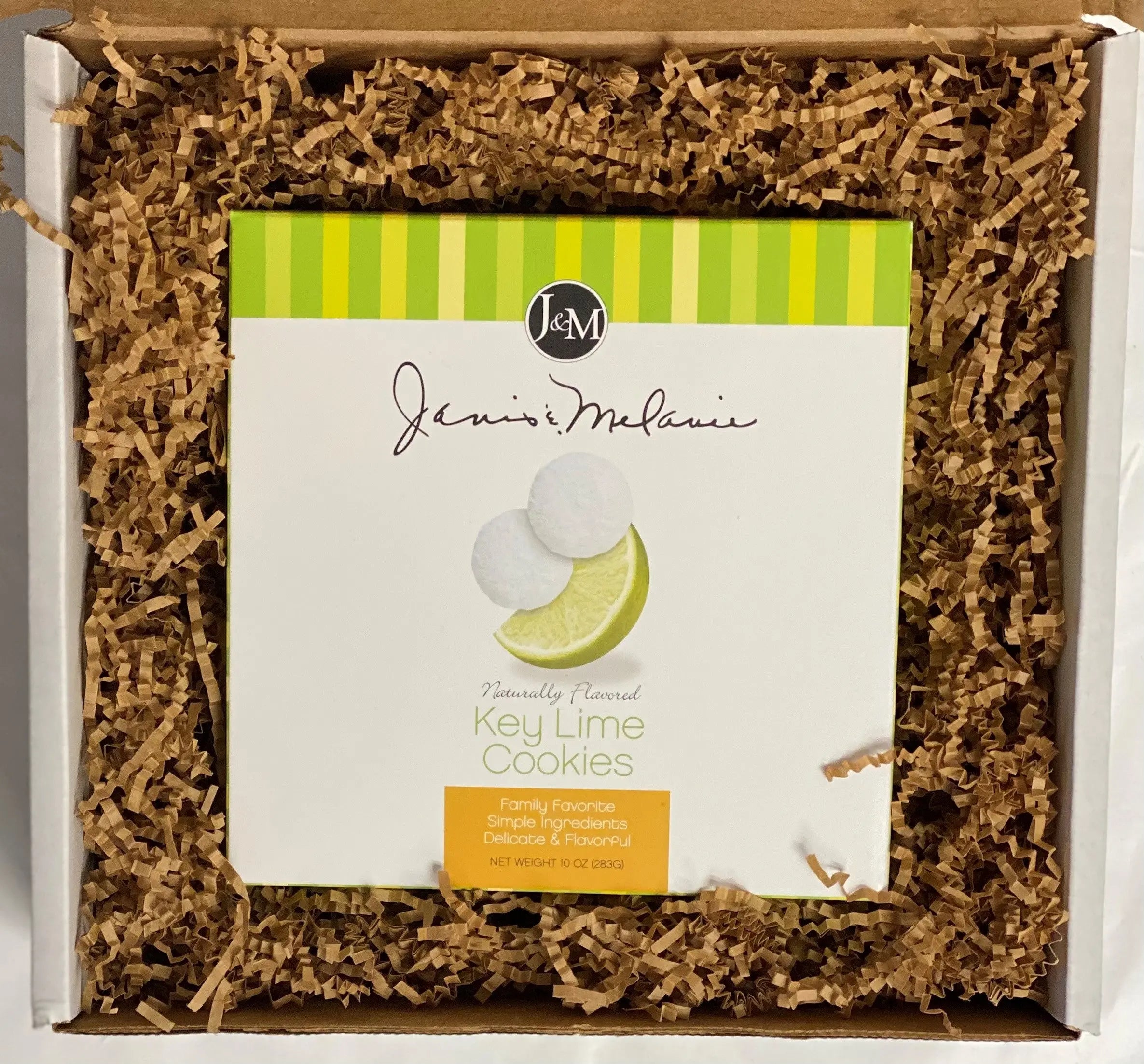 Food=Love 10 oz Gift Box | Cheese Straws & Cookies | Janis & Melanie