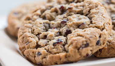 Soft Baked Oatmeal Cranberry Cookies