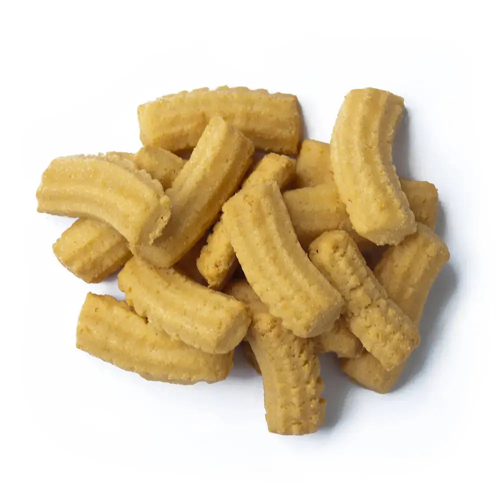 close up image of Janis & Melanie Original Cheese Straws