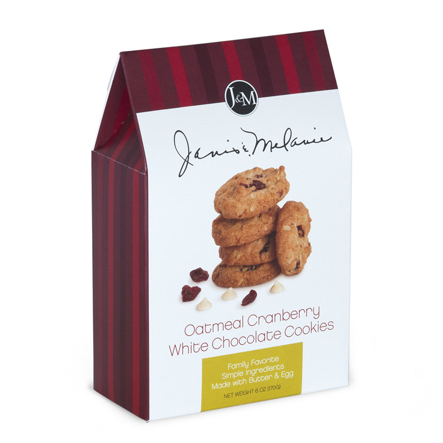 Oatmeal Cranberry White Chocolate Cookies