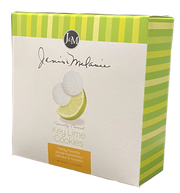 Janis & Melanie Key Lime Tea Cookies in a 10 oz carton