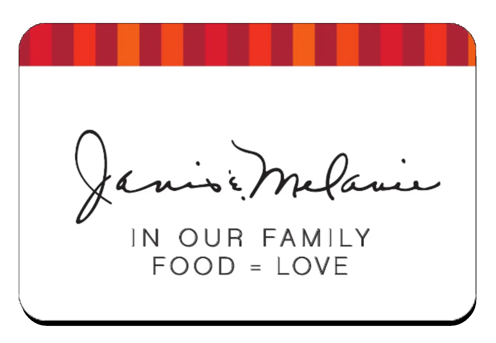 Janis & Melanie e-gift card