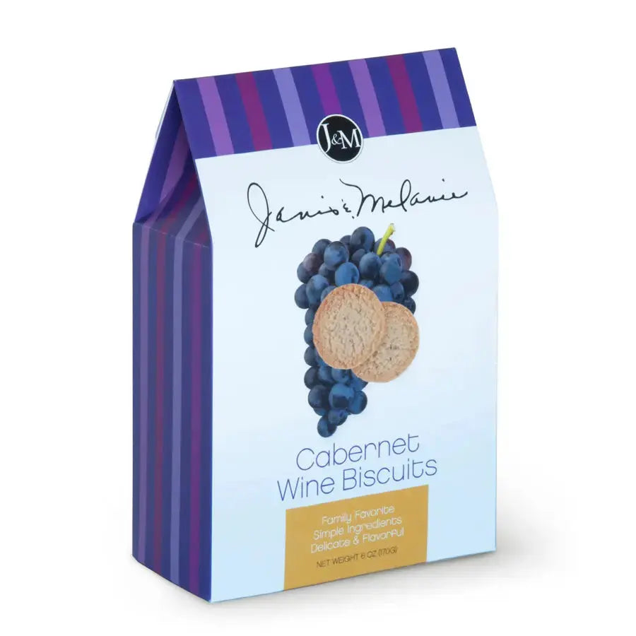 Janis & Melanie 6 oz Cabernet Wine Biscuits